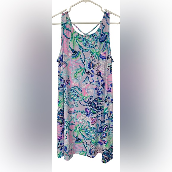 Lilly Pulitzer Dresses & Skirts - Lilly Pulitzer Dress Size XL Xlarge Mini Swing Resortwear Preppy Beach Tropical